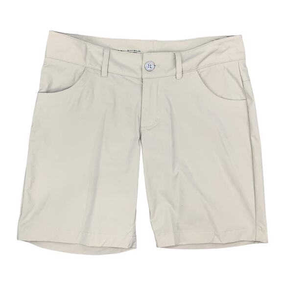 Columbia Shorts Womens 6 Khaki Mumbai Mover Omni Shield Outdoor UV Proctection - Picture 1 of 12